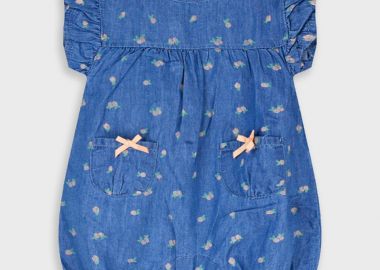 Τζην φορμάκι για βρεφικό κορίτσι (0 - 18 μηνών) | ΜΠΛΕ ΤΖΗΝ - Energiers - 